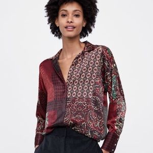zara blouse